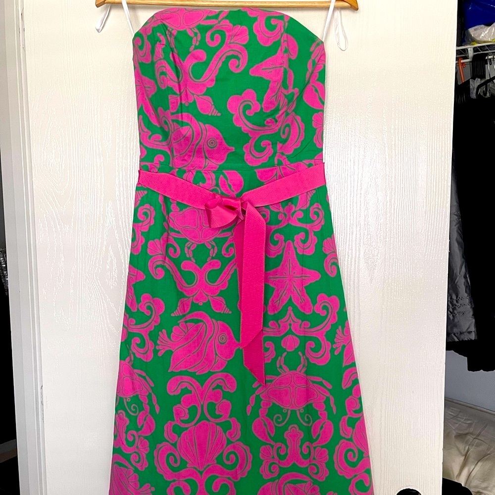 Fun Lilly Pulitzer Strapless Dress
